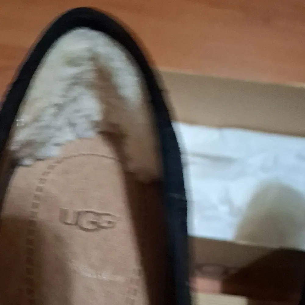 UGG Women's Classic Brown Loafers with Bow
